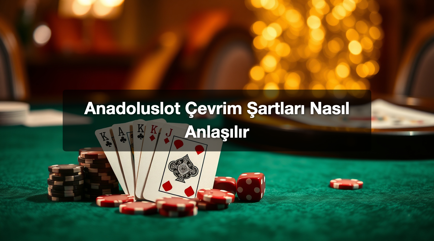 Anadoluslot Çevrim Şartları Nasıl Anlaşılır